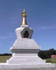 The stupa at "The Powerful Place"